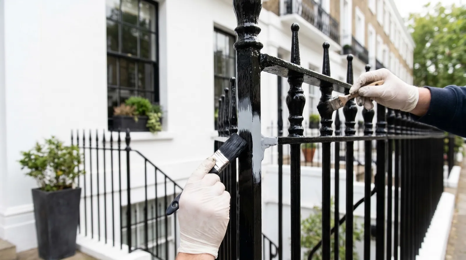 Metalwork Painting in Crouch End, N8